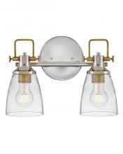 Hinkley 51272PN - Small Two Light Vanity