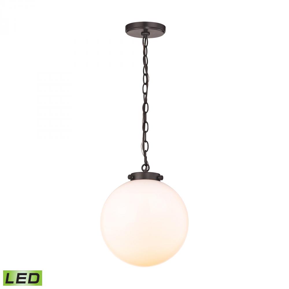 Gramercy 1 Light LED Pendant In Oil Rubbed Bronz