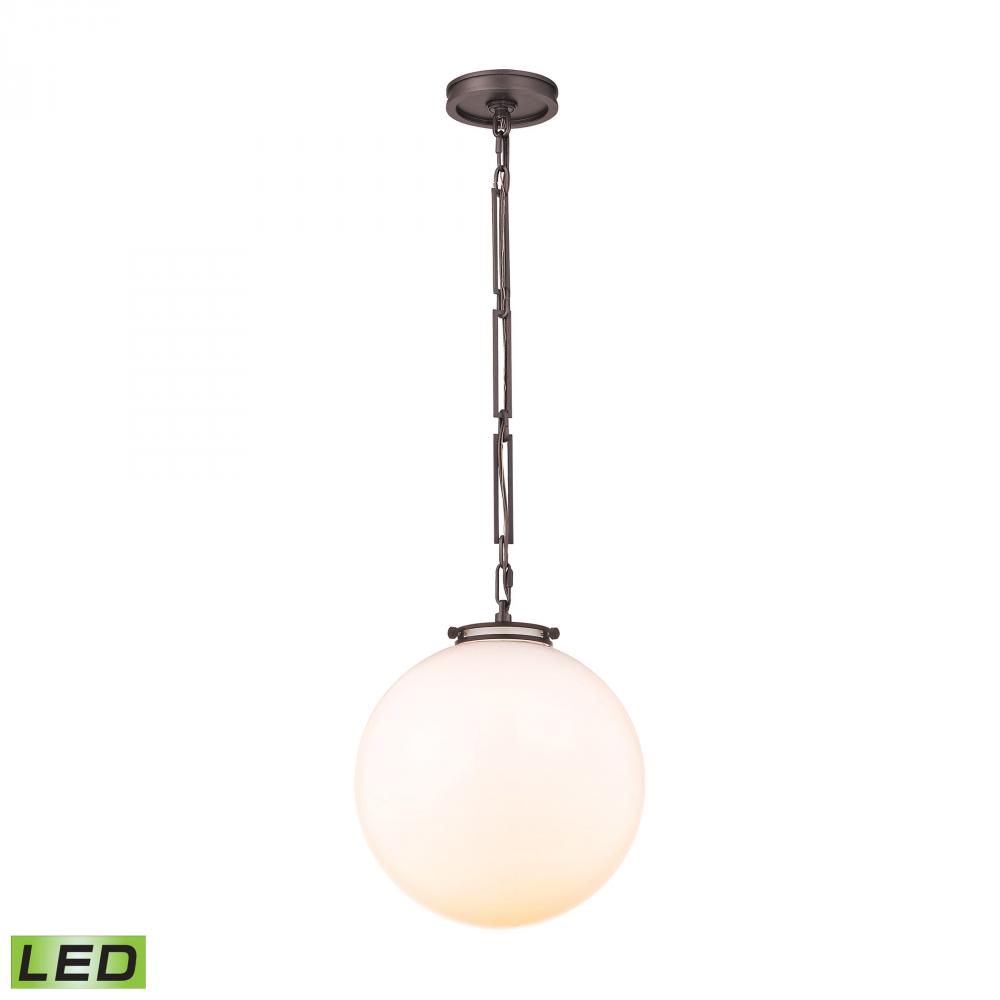 Gramercy 1 Light LED Pendant In Oil Rubbed Bronz