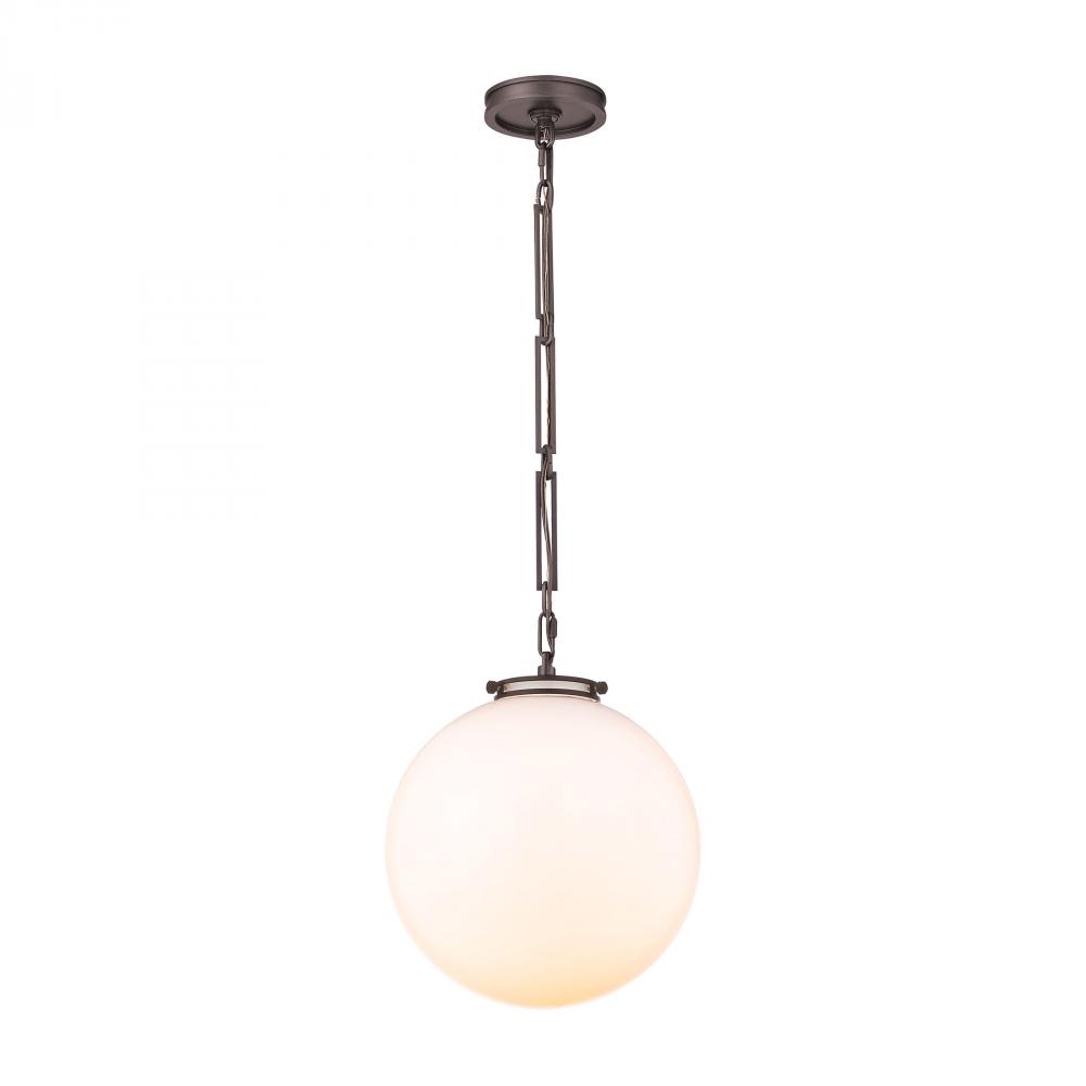 Gramercy 1 Light Pendant In Oil Rubbed Bronze