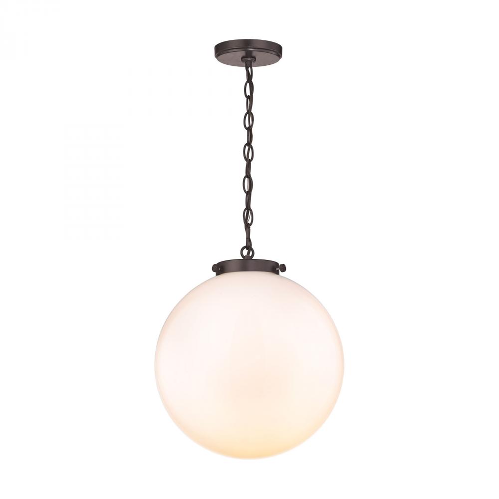 Gramercy 1 Light Pendant In Oil Rubbed Bronze